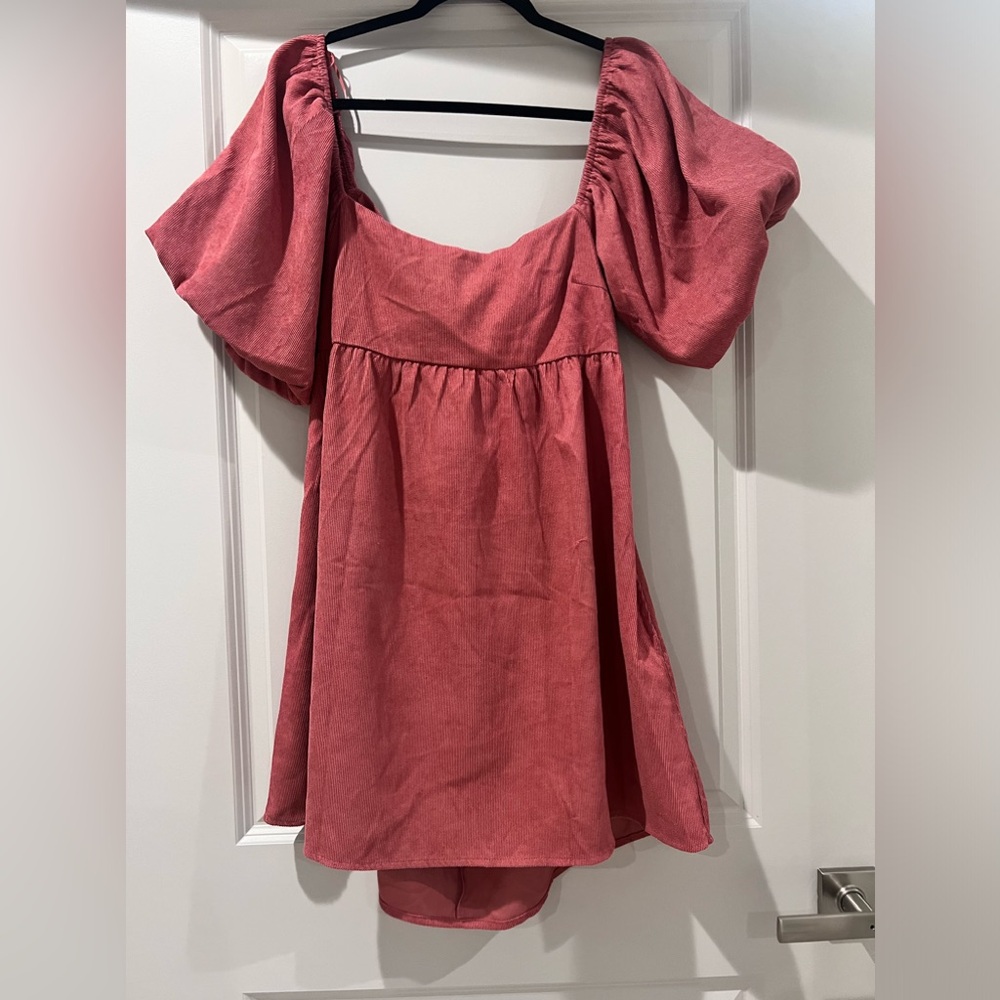 Corduroy dress